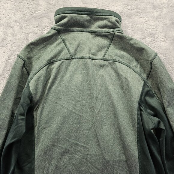 The North Face Jacket Mens Small Full Zip Fleece Sweater Green Active - Picture 3 of 10